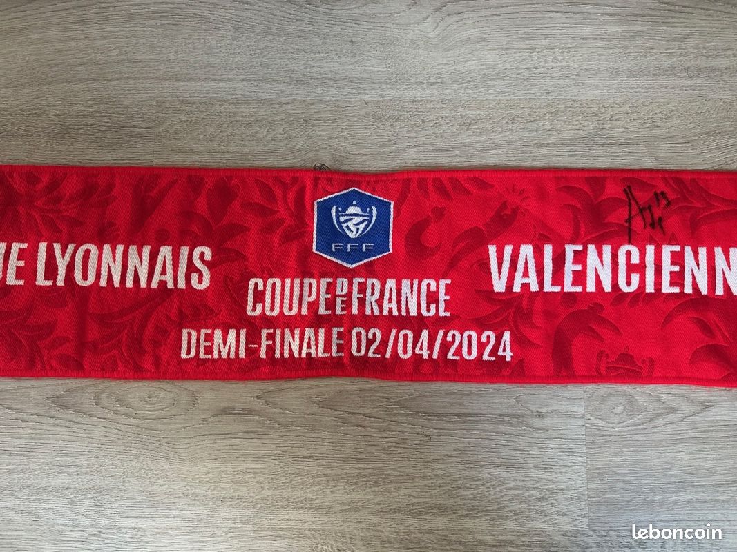 Écharpe De Foot Olympique Lyonnais / Équipe De France – Très Cotée