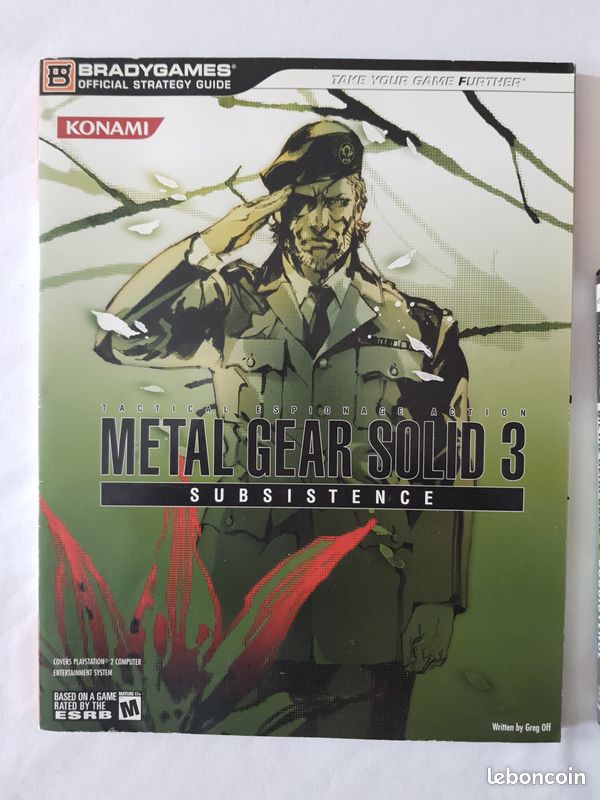 Metal gear solid 3 subsistence edition limitee ps2 + Guide Officiel Konami (image 4)