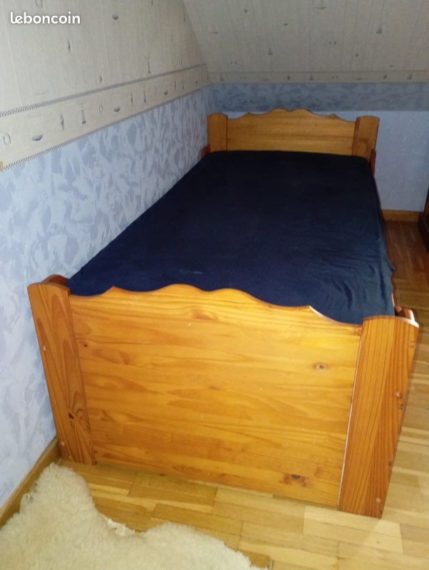 Chambre enfant complète bois massif (image 3)