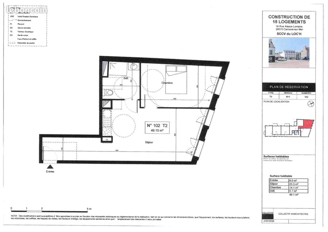 Appartement 2 pièces 49 m² · à Camaret-sur-Mer · 49 m² · 239 200 €