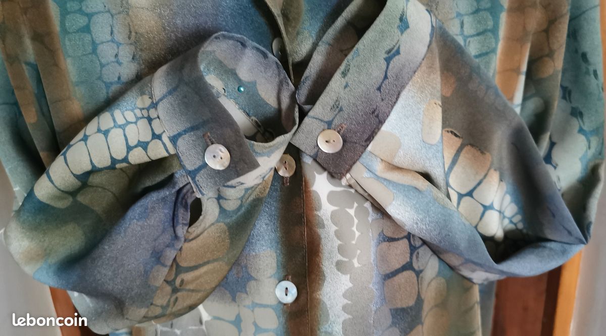 Chemisier imprimé M/L taille 46 (image 5)