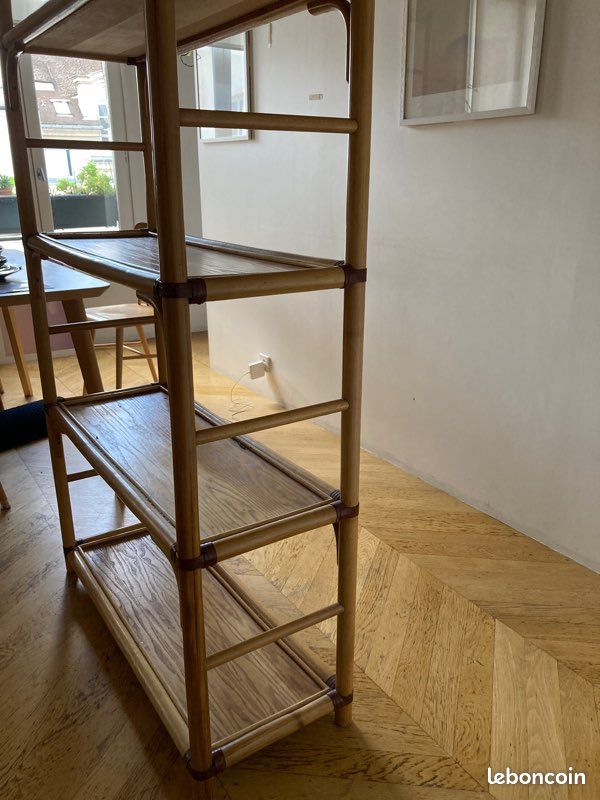 Étagère en bambou vintage (image 4)