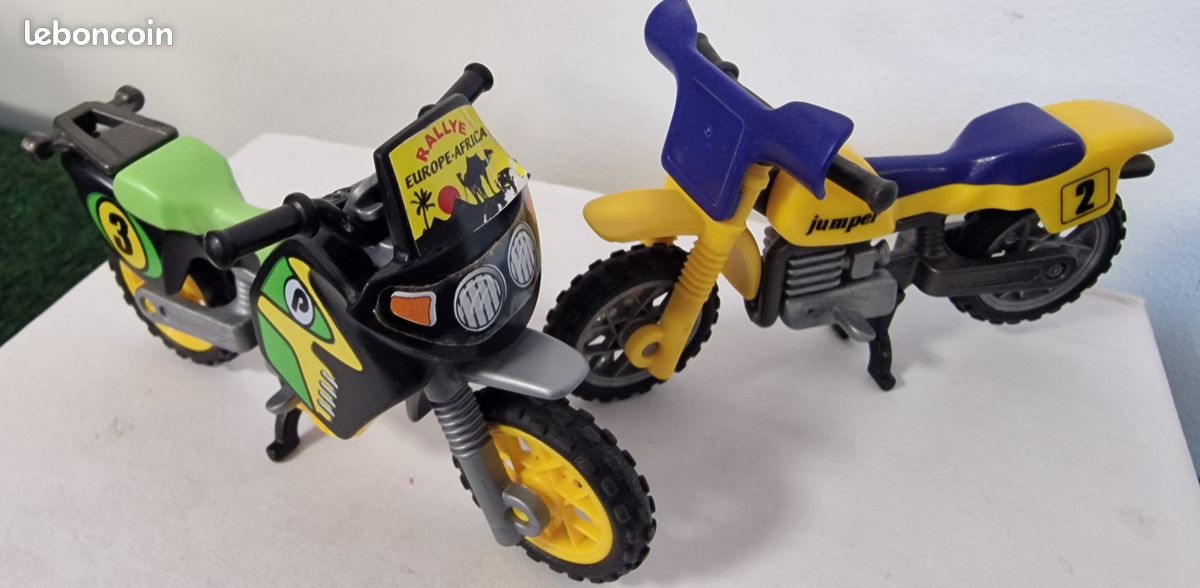 Playmobil Motos Paris Dakar Référence 7396 (occasion, Parfait état)