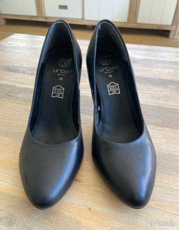 Escarpins noir t.39 (image 2)