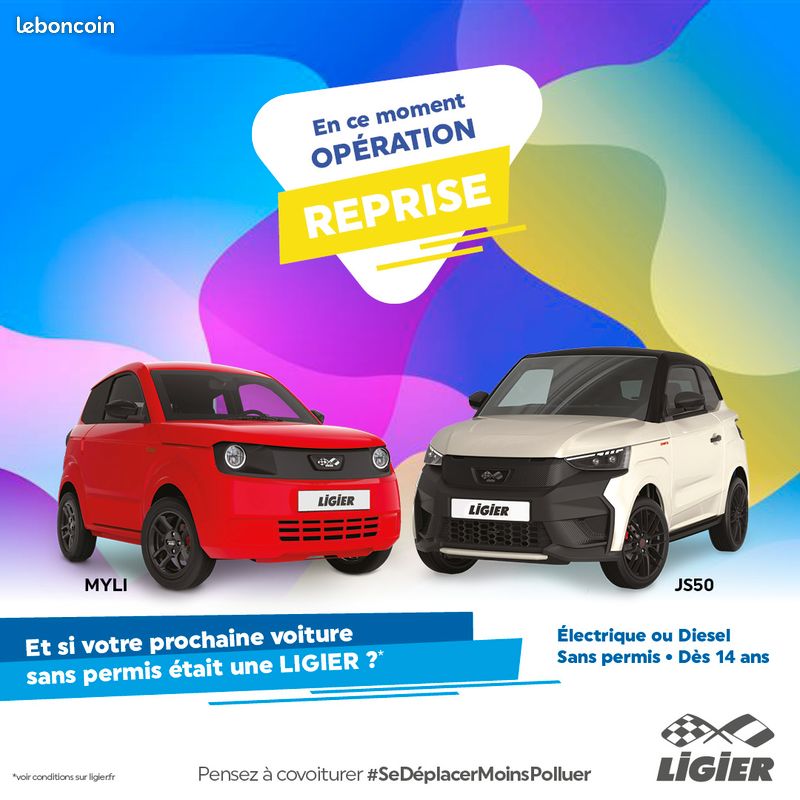 Voiture sans permis Diesel LIGIER Myli Max Neuf (image 8)