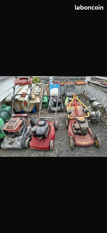 Lot de 5 tondeuse thermique + pompe immerge (image 1)