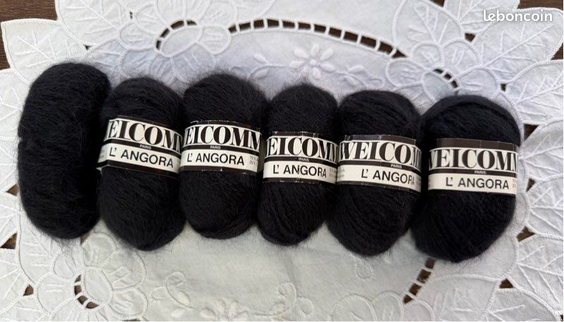 Pelotes de laine Welcomme :Angora 75% et 25% laine d agneau (image 8)