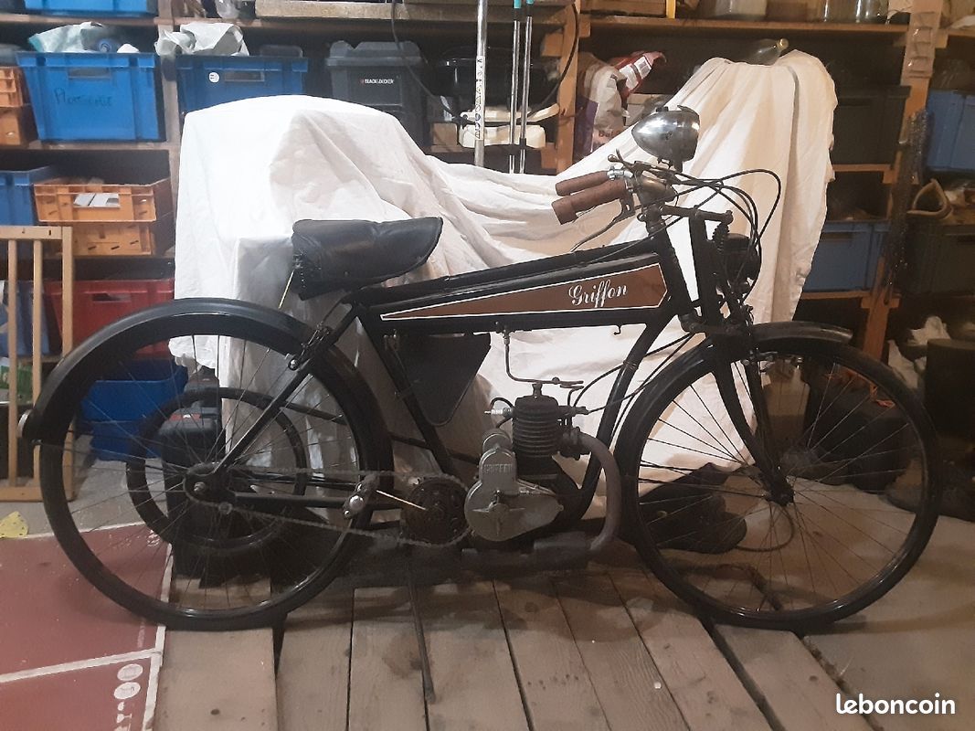 Vend velomoteur Griffon 125cc de 1923 (image 1)