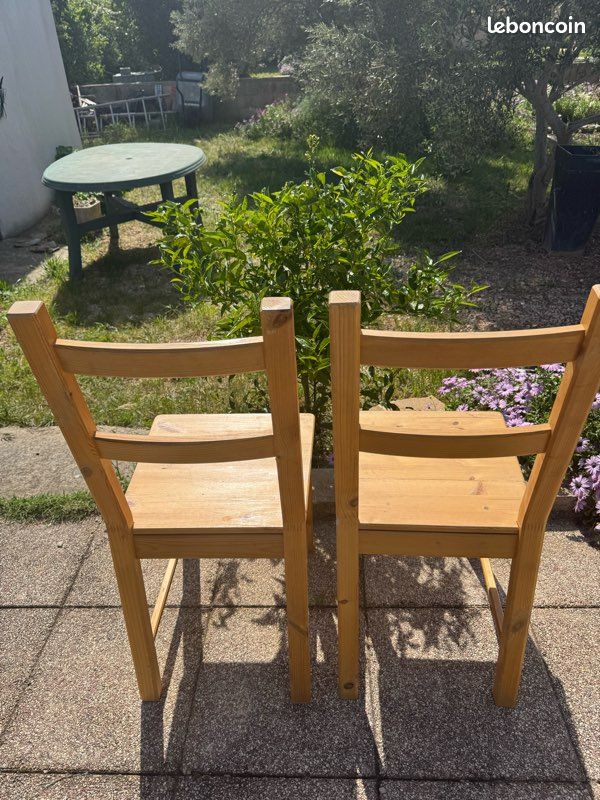 2 chaises bois (image 3)