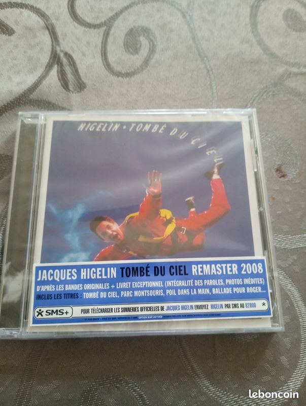 CD+livret exceptionnel, JACQUES HIGELIN, tombé du ciel,neuf avec étiquette (image 1)