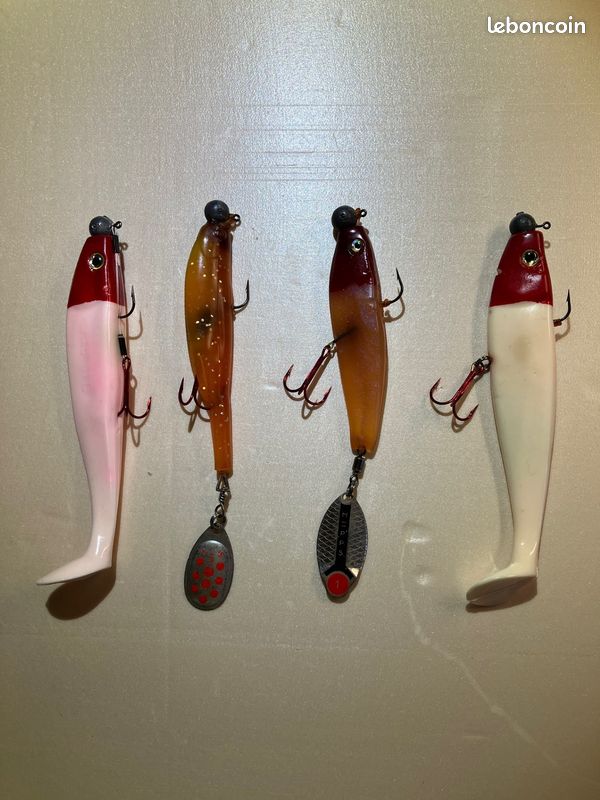 Lot De 6 Leurres Souples Figuratifs Pour Pêche Carnassiers – Pêche Direct (neufs)