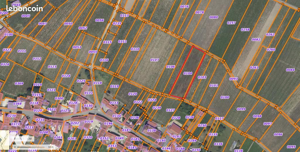 Terrain 2380 m² · à Saulchery · 2 380 m² · 130 000 €