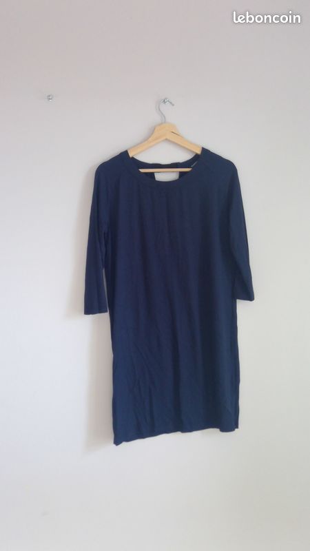Robe Bleu marine Mango taille S (image 2)