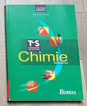 Livre de cours et d’exercices de Chimie Terminale S (image 1)