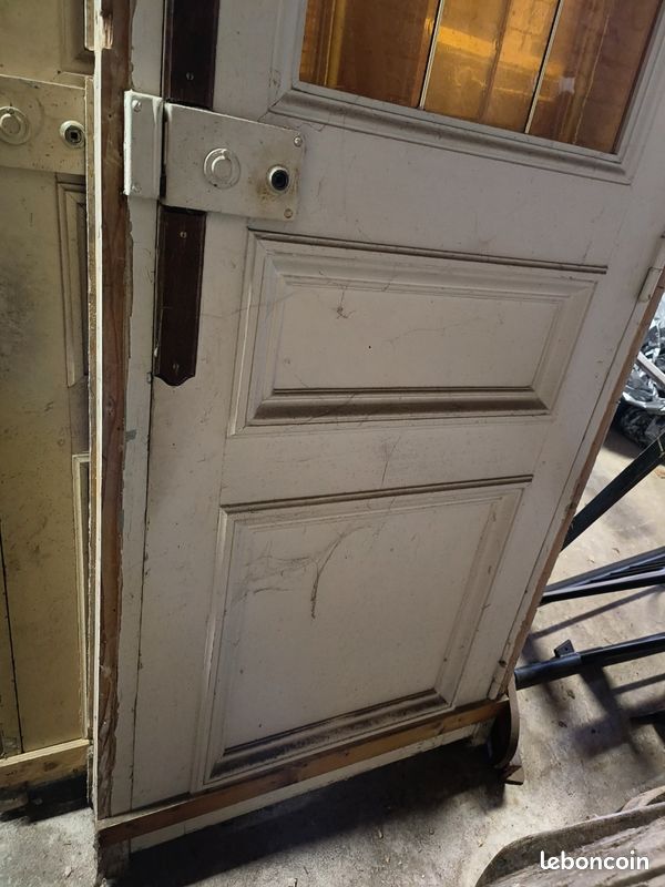 Porte vitrée avec bâti - porte H.217cm x L.75cm (avec bâti : H.225cm x L.89cm) (image 9)
