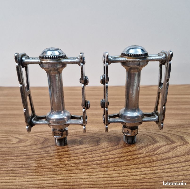 Pedales campagnolo record pista 9/16 - Équipements vélos