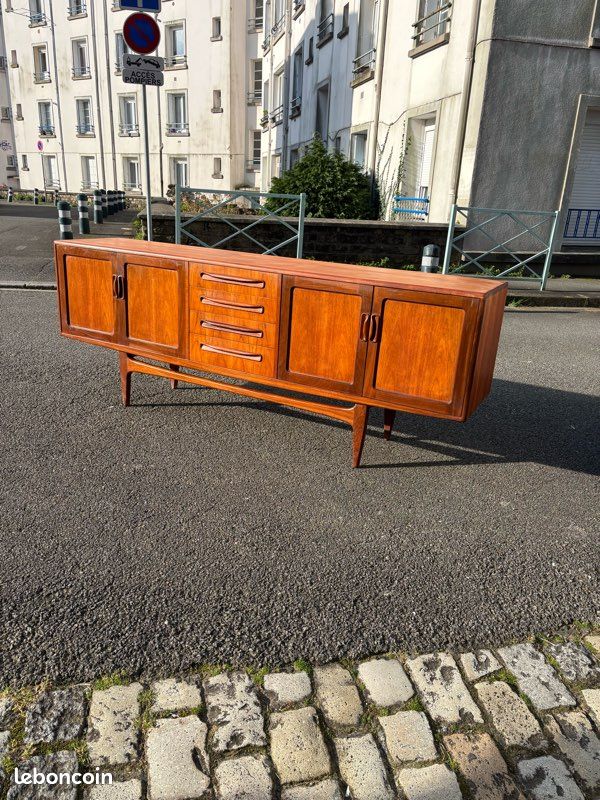 Ancienne grande enfilade scandinave teck vintage (image 1)