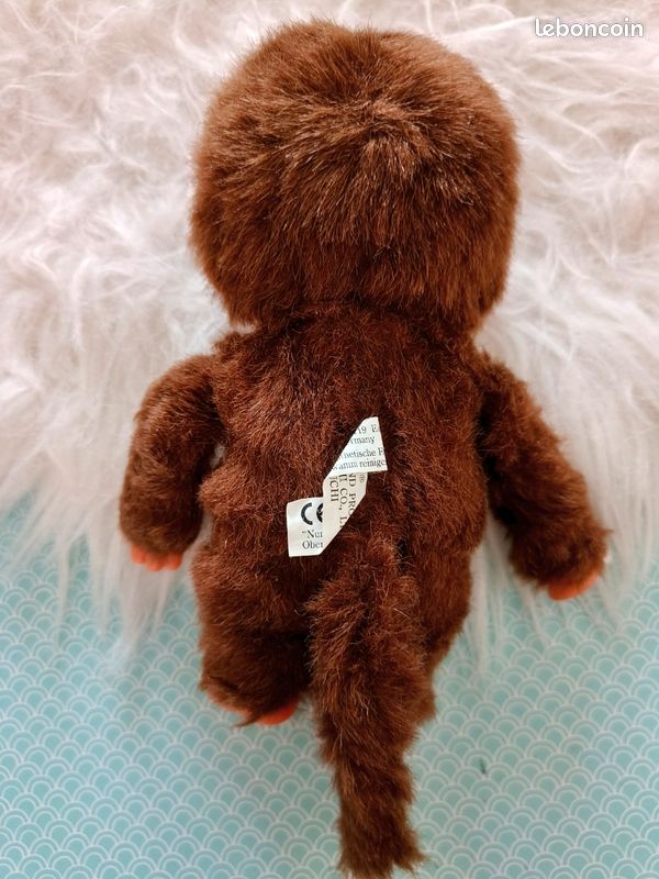 Peluche Monchhichi vintage + 2 tenues boutique monchhichi + sac à dos kiki AJENA vintage (image 9)
