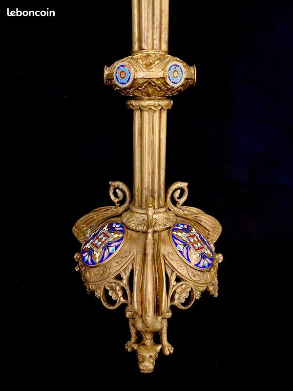 Chandelier 50 Cm Laiton Doré | Vente En Ligne Sur