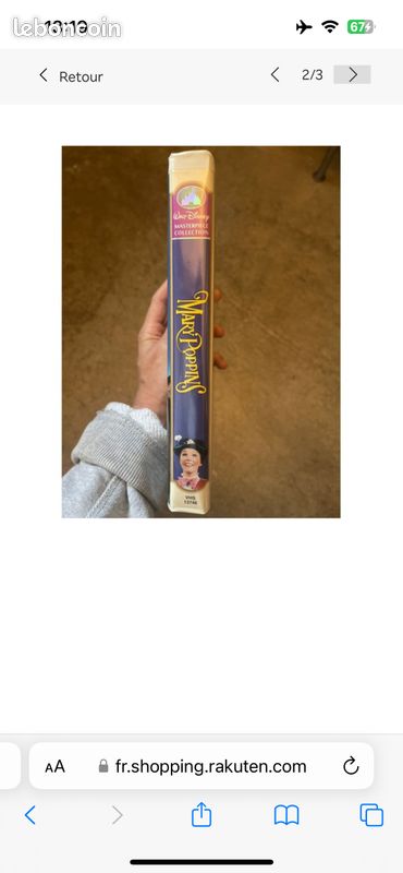 Film VHS. WHALT DISNEY MASTERPIECE COLLECTION. MARY POPPINS (image 2)