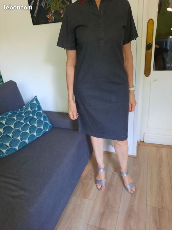 Robe d'été droite en jean Cop Copine T40 Vêtements