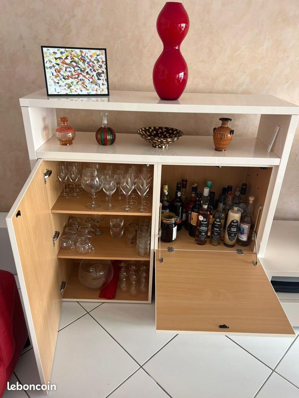 Ensemble meuble TV & buffet Roche Bobois laqué (image 2)