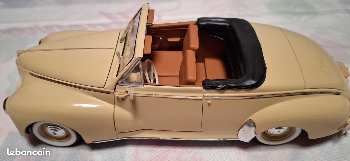 Solido 1/18 - Peugeot 203 Cabriolet 1954 - Miniature Sans Boîte (A8)