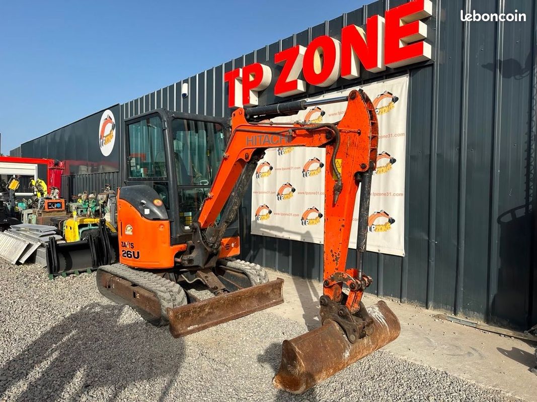 Hitachi ZX26U-5A CR Cabine à 22 900  HT (image 15)