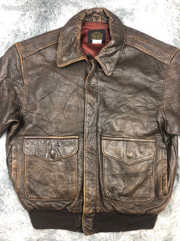 Blouson Cuir Aviateur Avirex Blouson Aviateur En Cuir Vintage