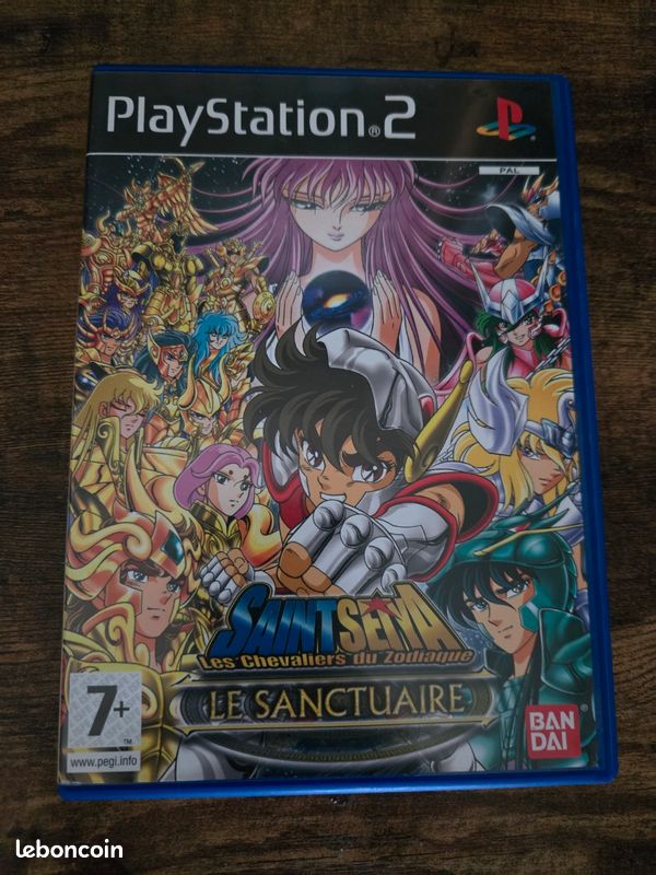 Lot Jeu Saint Seiya PS2 - Les Chevaliers Du Zodiaque (bon état, Complet)