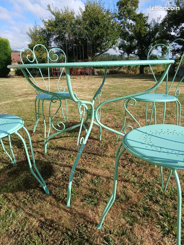 Salon de jardin Fer forgé Ancien Fermob (image 3)