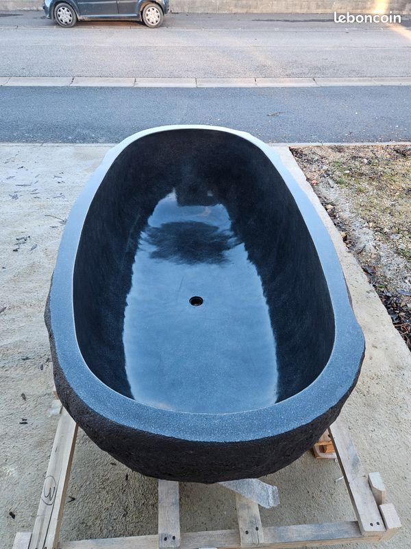 ❤️ Baignoire en pierre naturelle – Un luxe minéral réservé aux intérieurs d’exception pour une salle de bains haut de gamme (image 3)