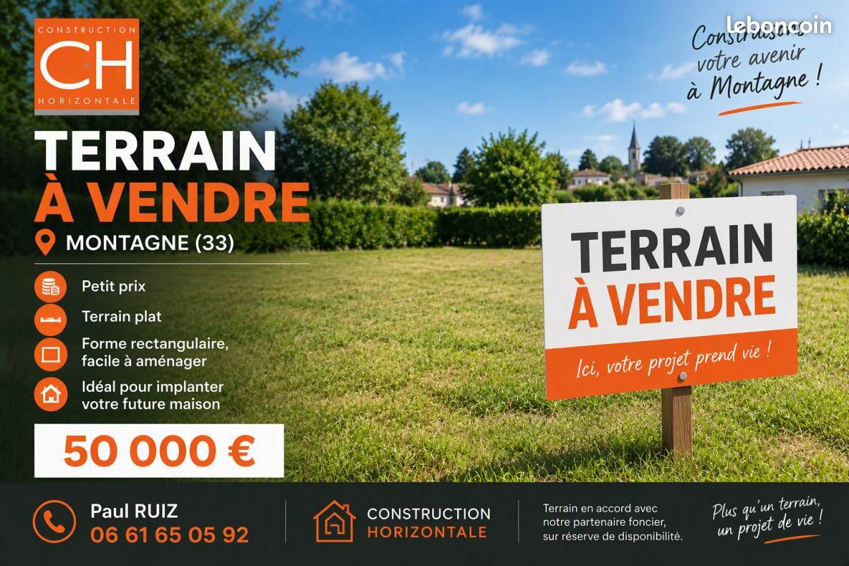 Terrain 450 m² · à Montagne · 50 000 €