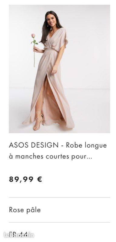 Ceremonie Naf Naf Naf Robe Rose Robe De Cérémonie Naf-Naf Vêtements