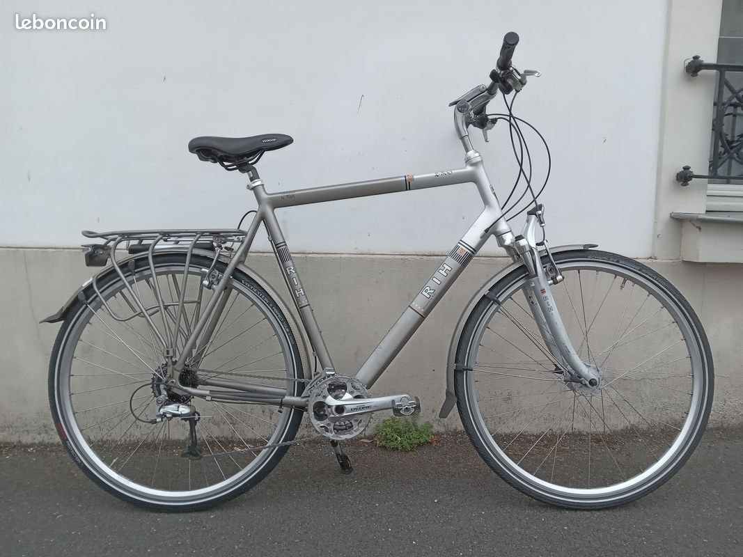 Vélo De Course Veneto – Vintage – Cadre Jaune Alu – 24 Vitesses Shimano – Taille L