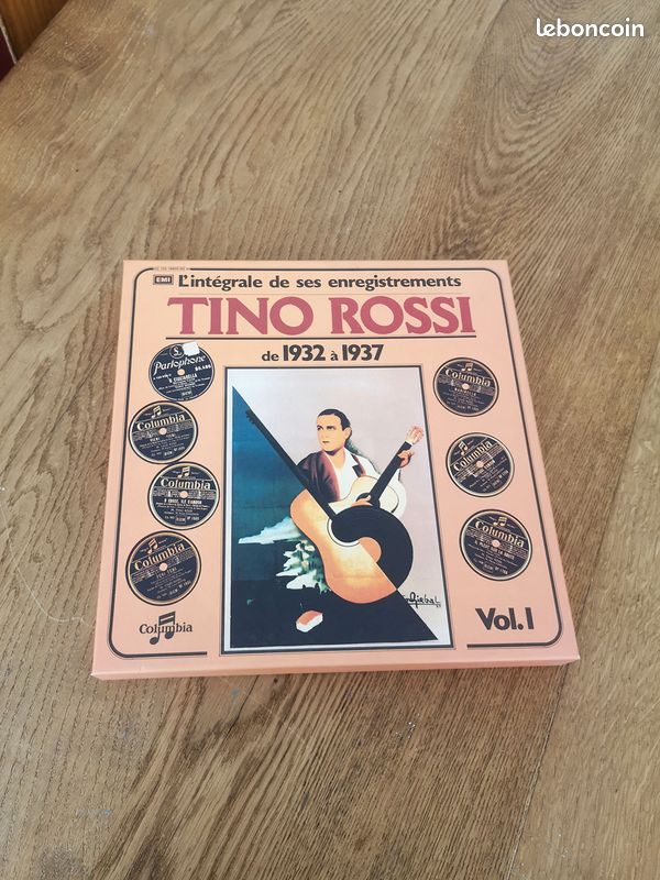 Complet, Superbe coffret de 13 vinyles, intégrale de Tino Rossi de 1932 à 1937 en super état (image 2)