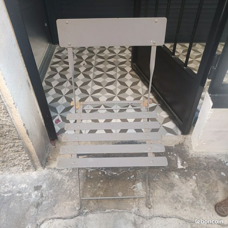 Lot 4 chaises pliantes terrasse, jardin (image 2)