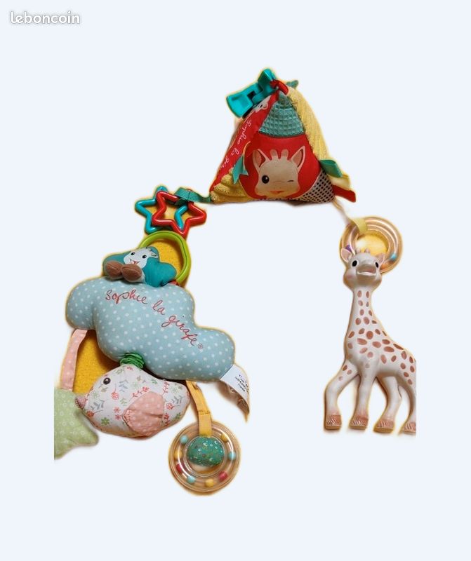 Lot 3 jouets d'éveil Sophie La Girafe (image 1)