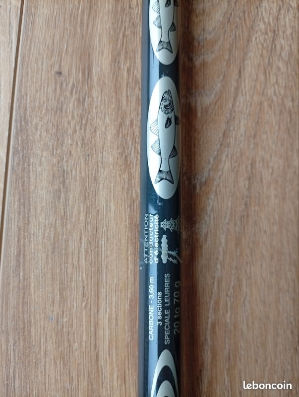 Canne à Pêche Mitchell Magnum 400 – 4m – Carbone – 325g – 4 Sections – Verte