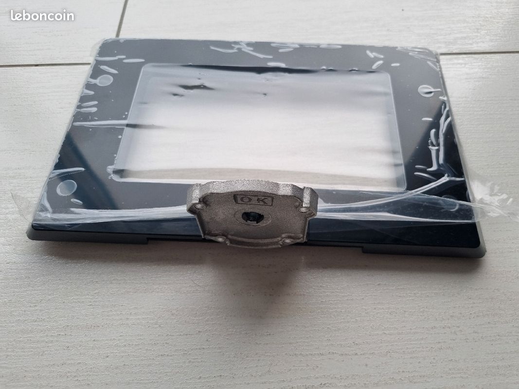 Support pied TV noir 31cmx20cm (image 4)
