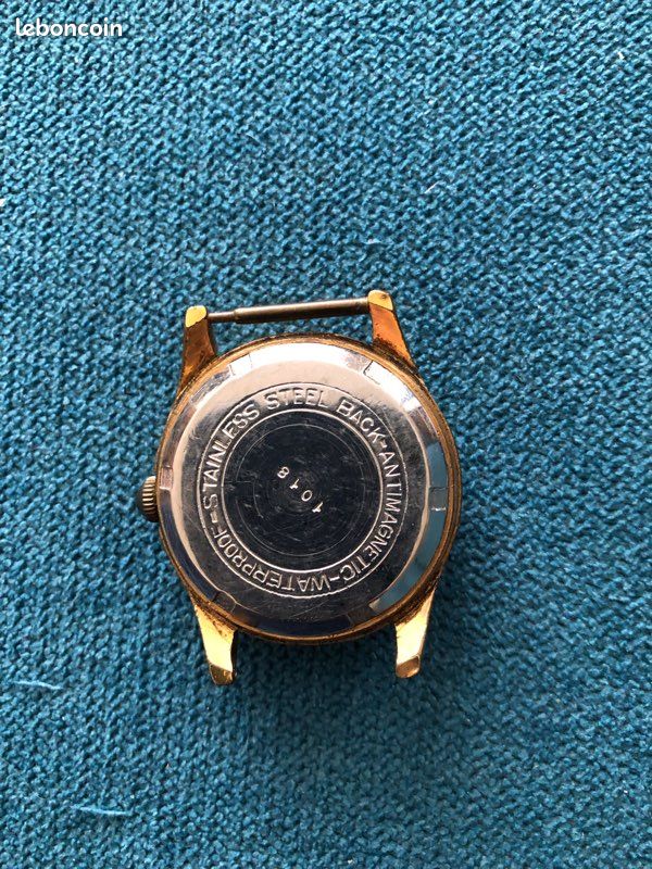 Montre Vintage SHD Homme 20 Rubis - À Quartz, à Réviser Ou Pour Pièces, Occasion