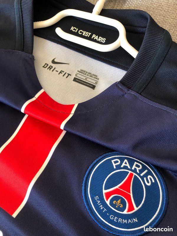 Flocage Officiel PSG 2014/2016 David Luiz Domicile – Neuf Sous Blister