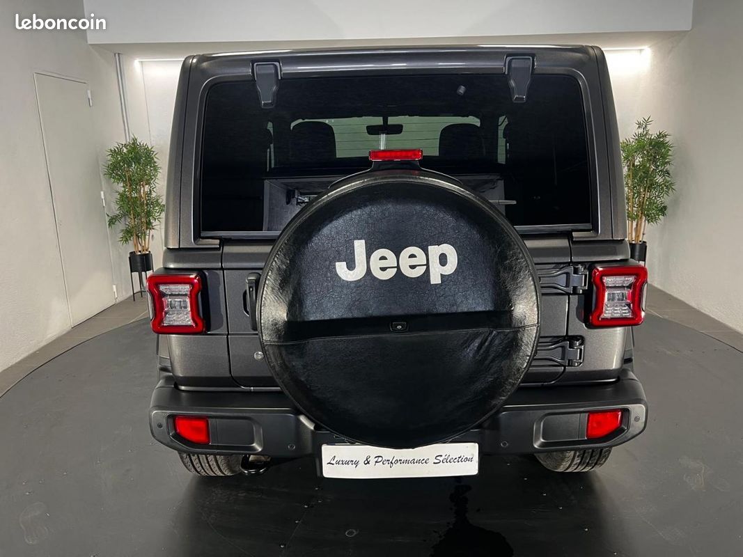 JEEP WRANGLER JL 3 PORTES 2.2 200ch SAHARA 4X4 BVA - 4 PLACES PAS DE MALUS - Suivi complet (image 4)