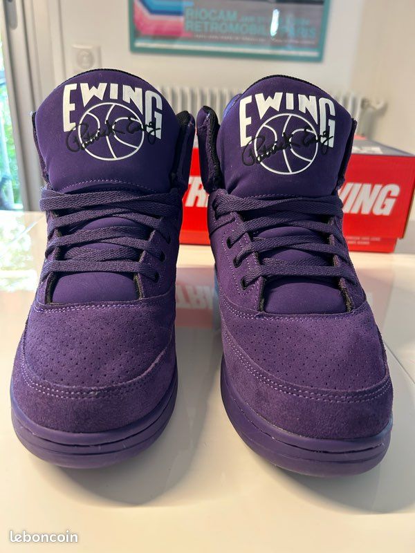 Purple Soulier Patrick Ewing Patrick Ewing 33HI Purple Chaussures