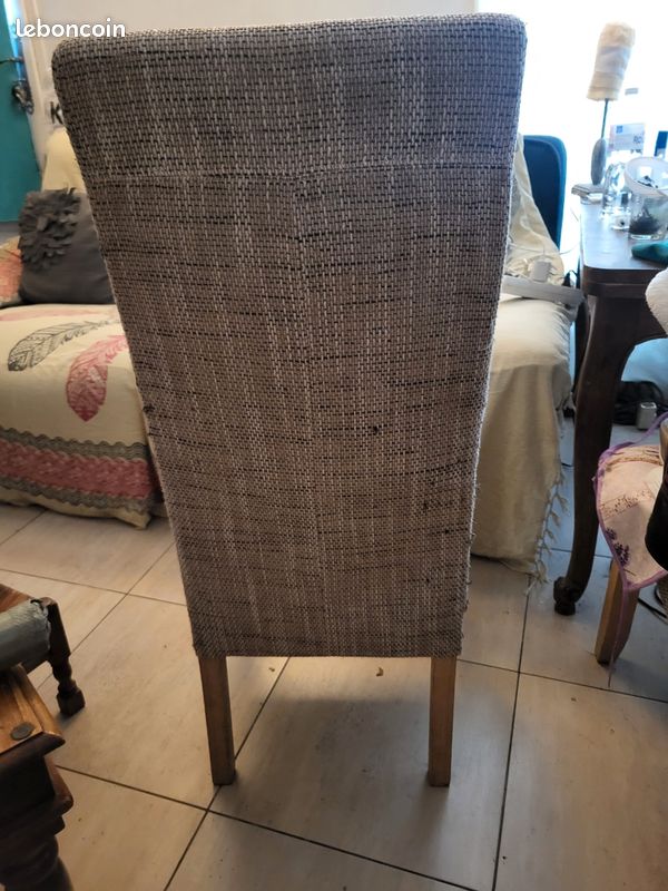 Chaise moderne tissées (image 3)