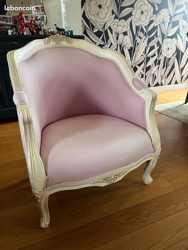 Lot de 2 fauteuils cabriolet style Louis XV – 50 (image 2)