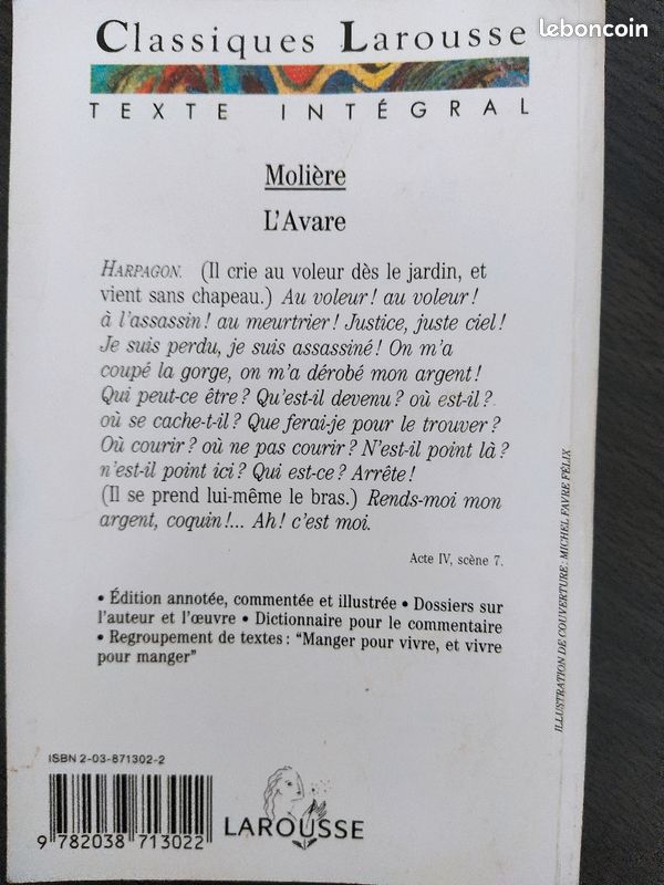 L avare classique Larousse (image 2)