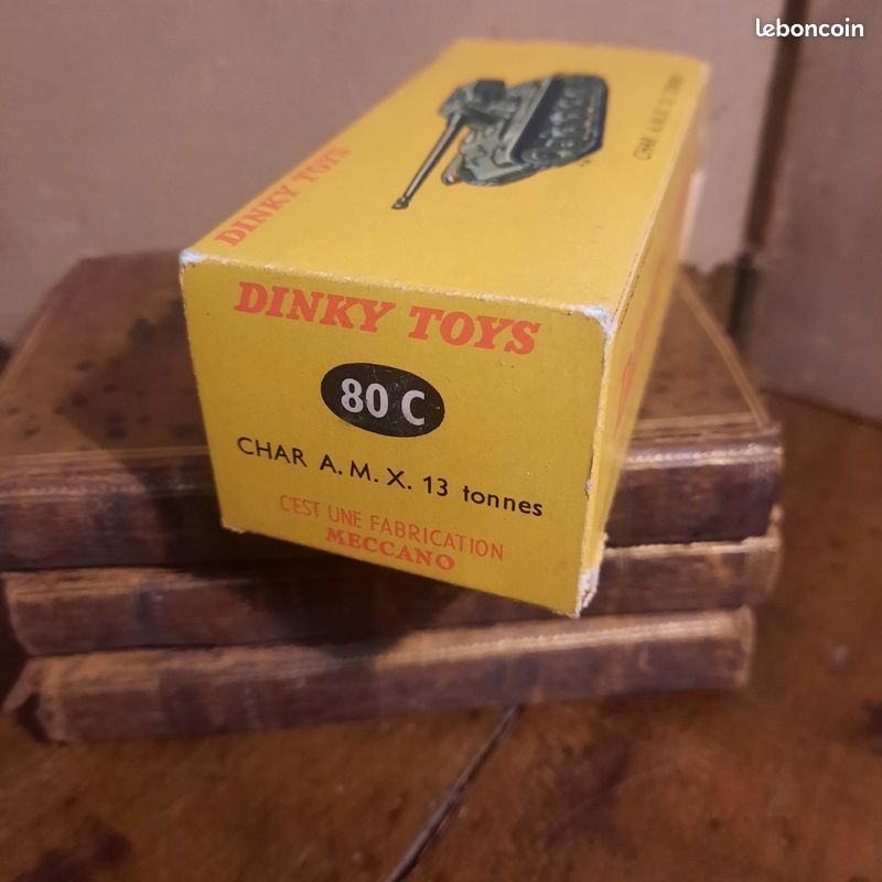 Boxed French Dinky Toys 80C Char A.M.X. 13 Tonnes Tank