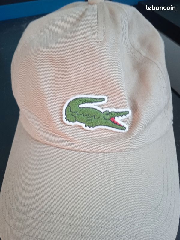 Casquette Lacoste beige (image 1)
