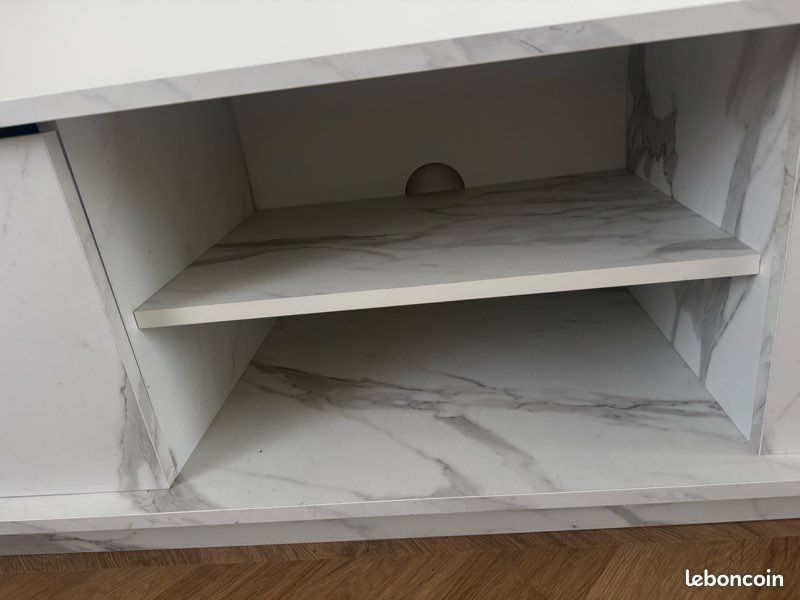 Meuble tv effet marbre (image 2)